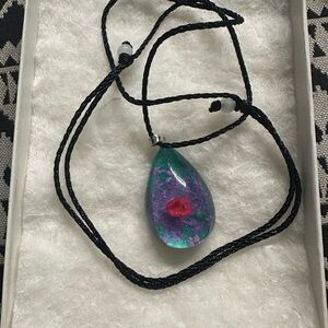 Handmade resin necklace